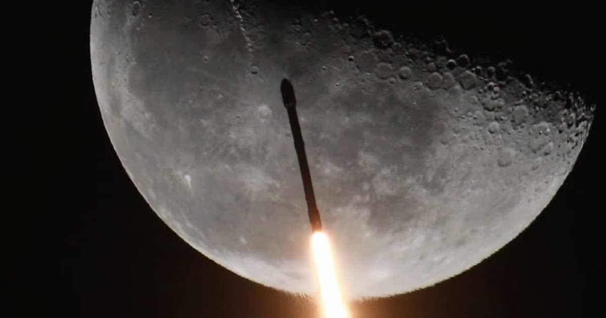 Falcon 9 colide com a Lua