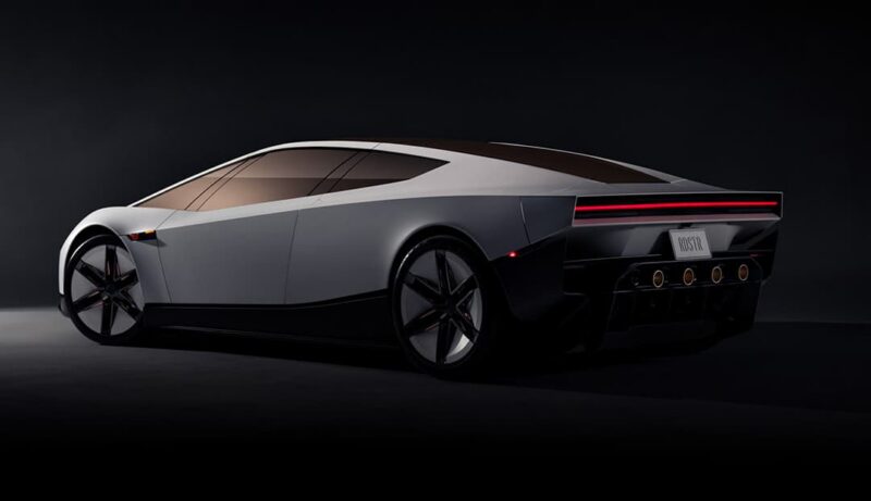 Tesla Roadster versão a jato